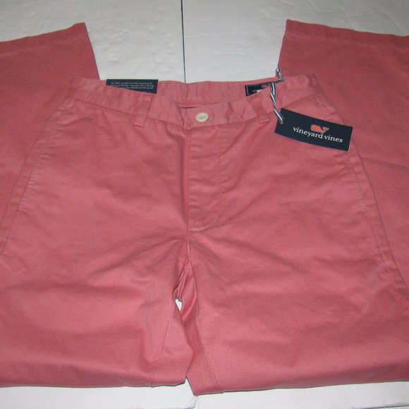 BNWT Vineyard Vines Club Pants 28x30 Rhubarb Pink - Picture 4 of 4